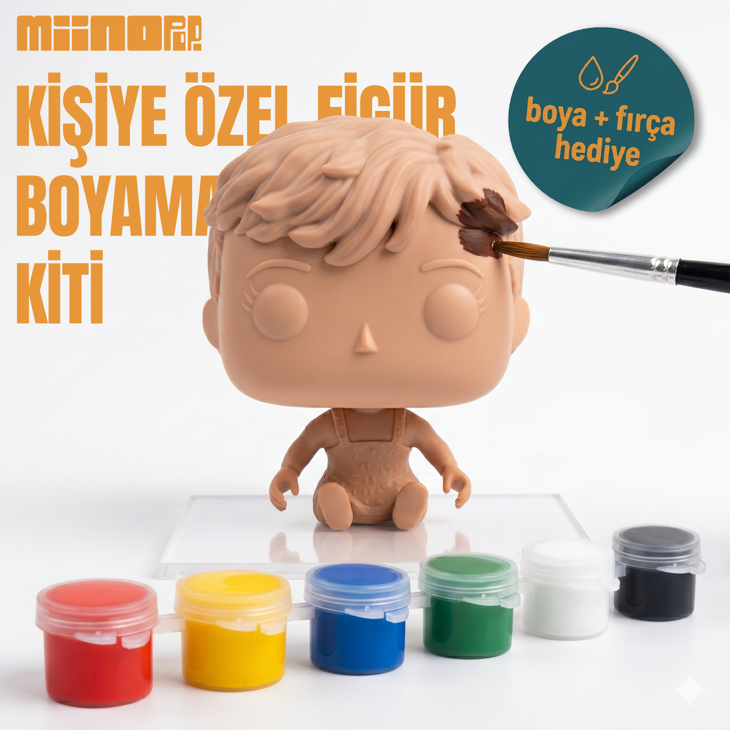 Bebek Miino Pop Boyama Seti