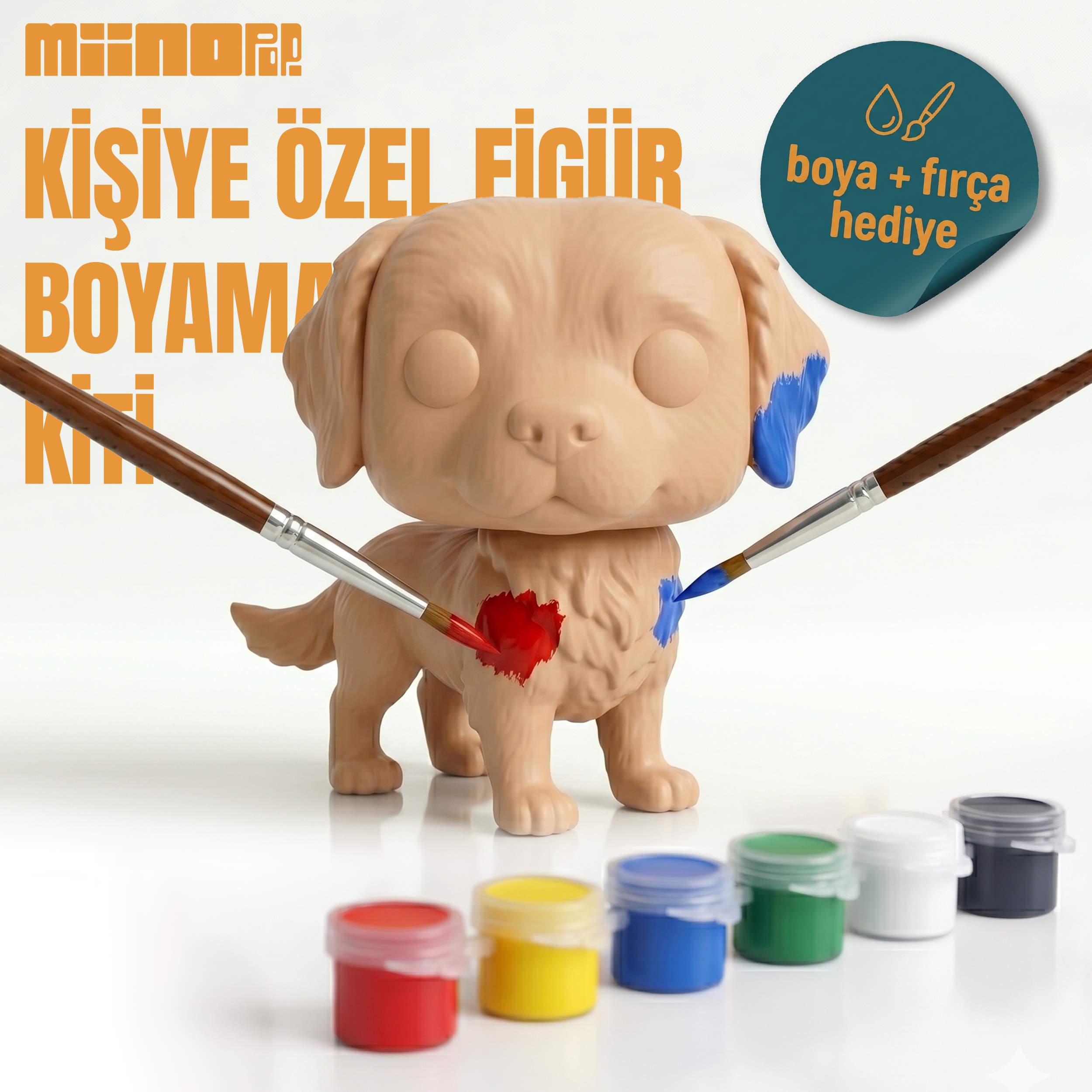 Miino Pop Evcil Hayvan Boyama Seti